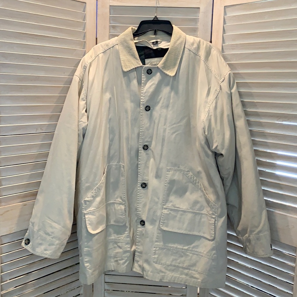 Men’s northern trail by North Bay jacket  removable buttoned in flannel liner